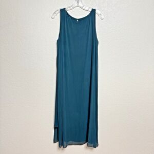 Eileen Fisher Women's Stretch Jersey Midi Dress - Black - Size XS
